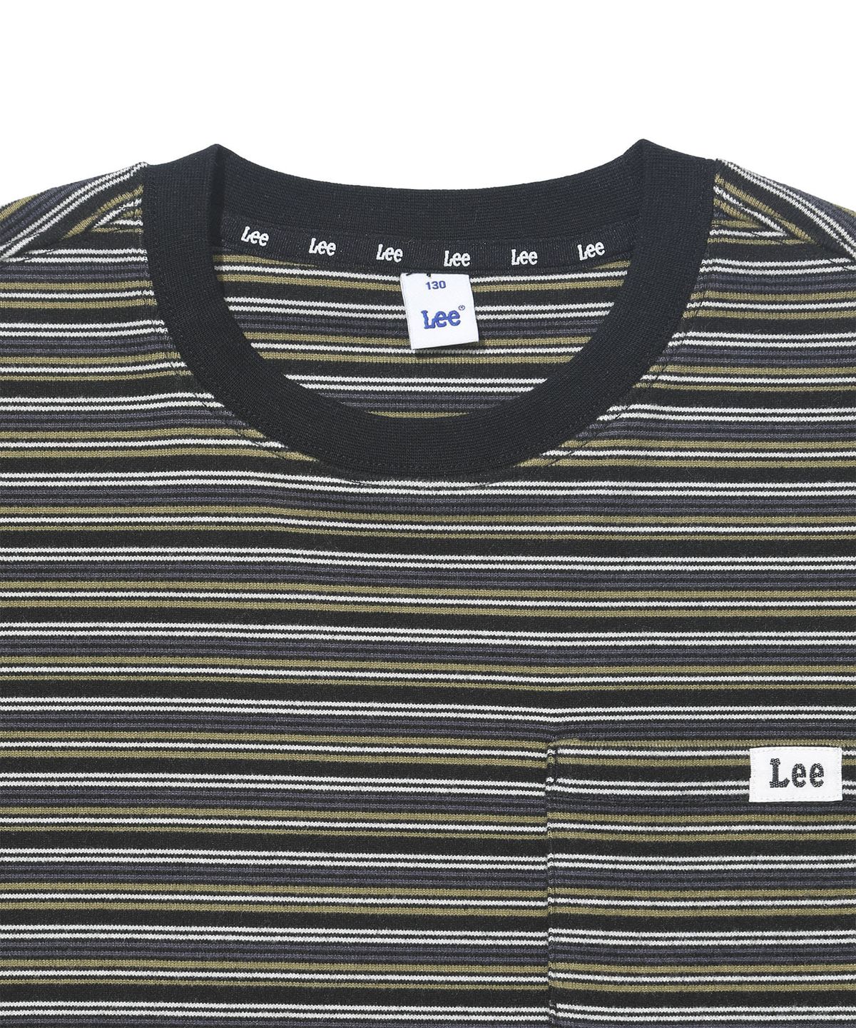 리 키즈(LEE KIDS) 스트라이프 티셔츠 블랙 LK2604LT02BK