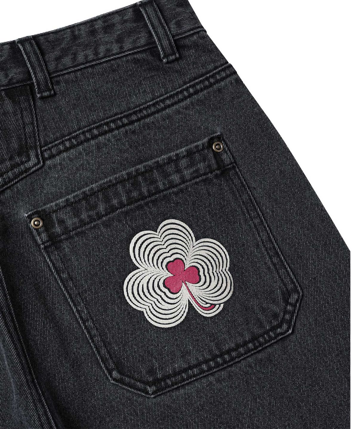 인세인개러지(INSANEGARAGE) INSANE WASHED DENIM PANTS_BLACK