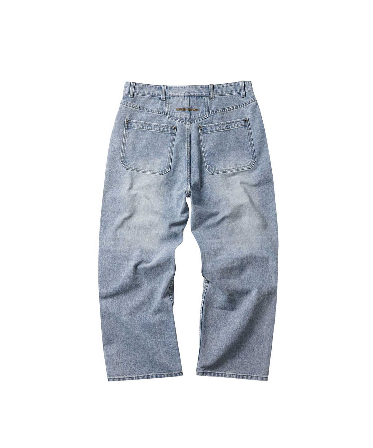 인세인개러지(INSANEGARAGE) INSANE LETTERING DENIM PANTS_LIGHT BLUE