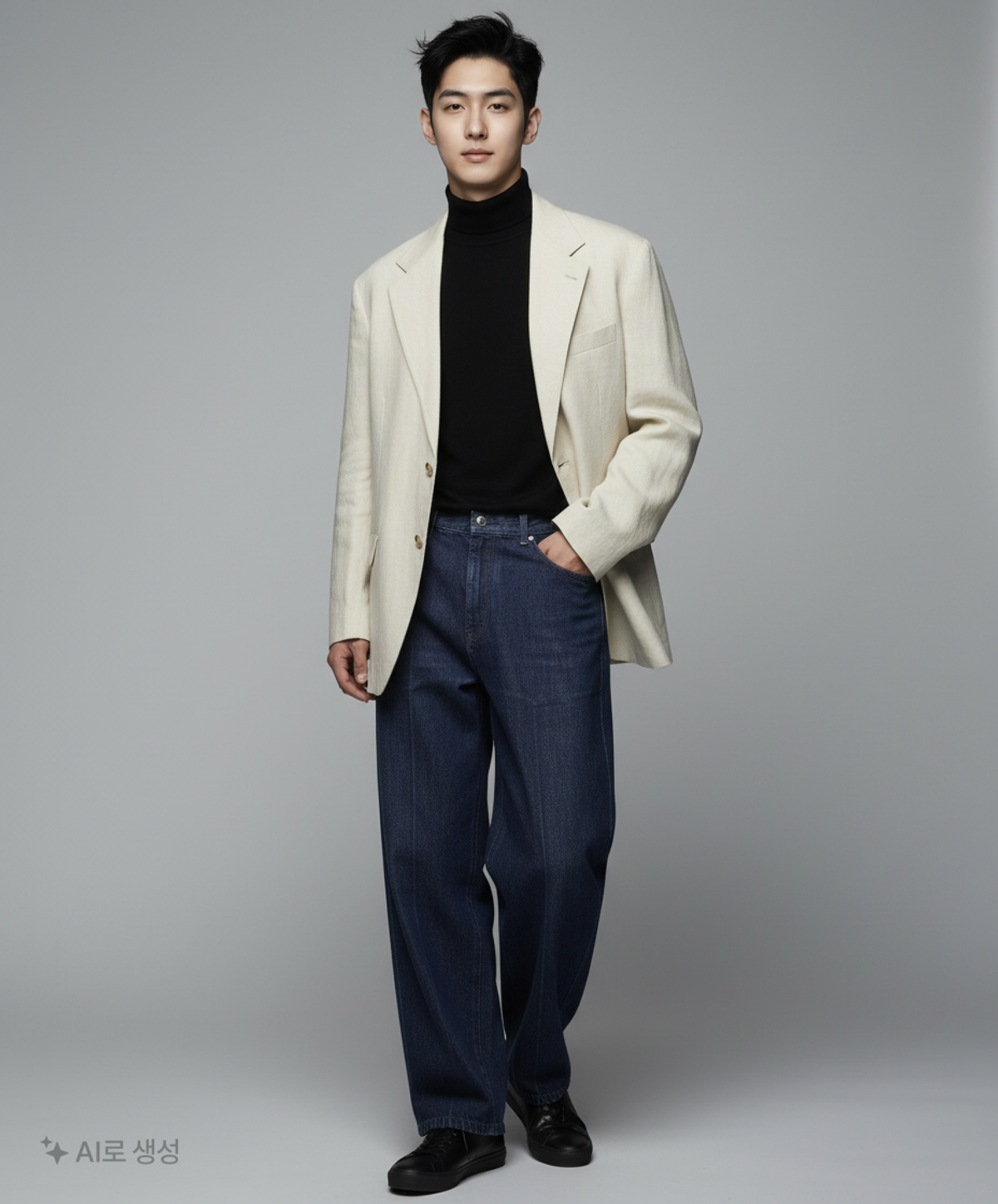 유니클로(UNIQLO) 청/데님 팬츠 L