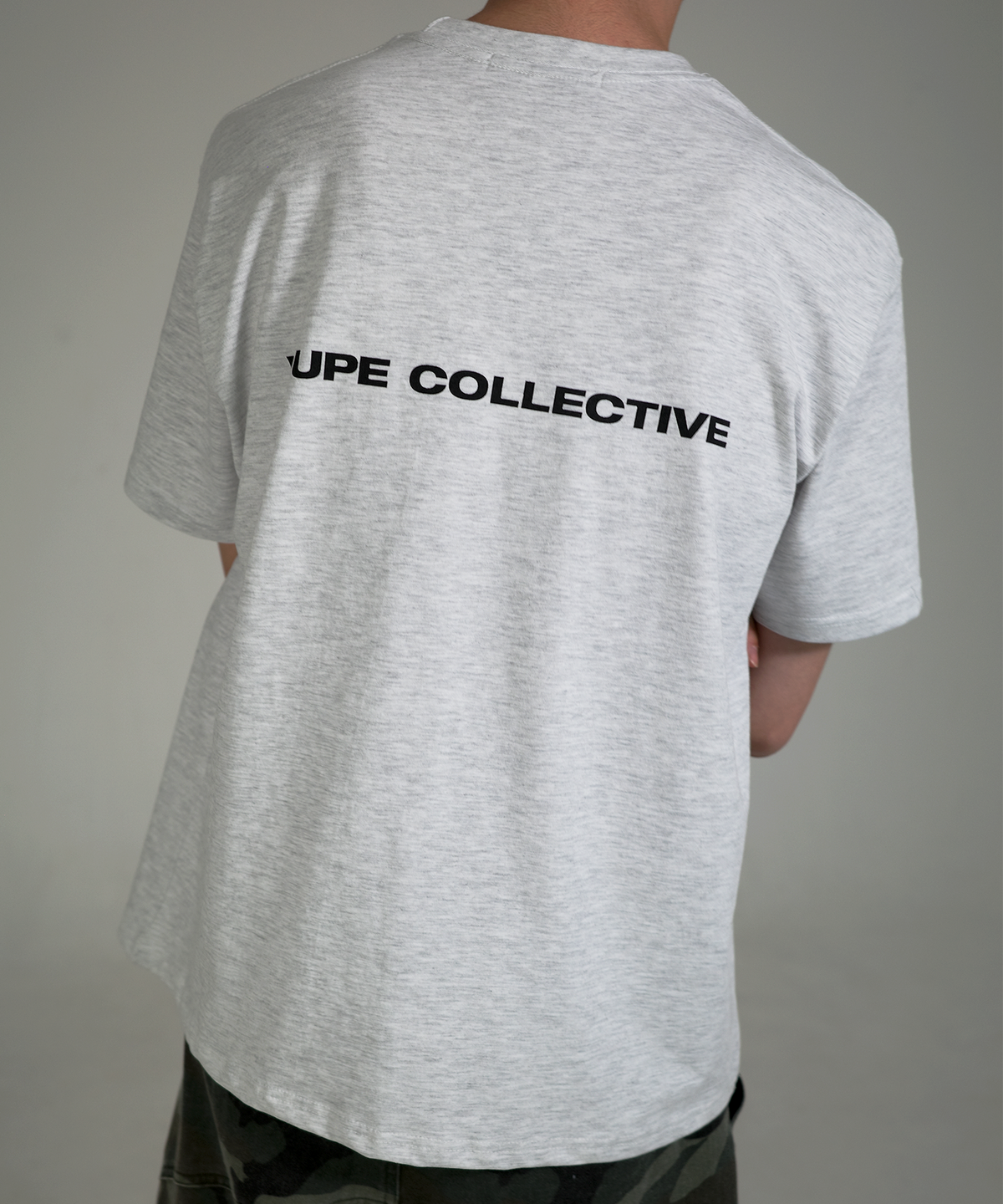 유프(YUPE) YP Hotfix T-Shirts - White Melange