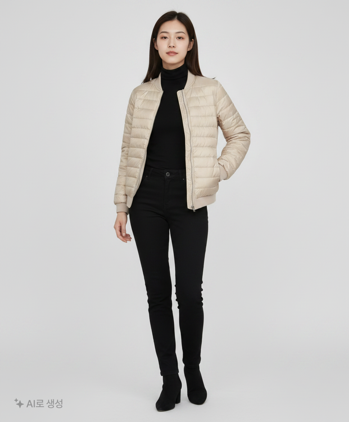 자라 베이직(ZARA BASIC) 숏 패딩/숏 헤비 아우터 S