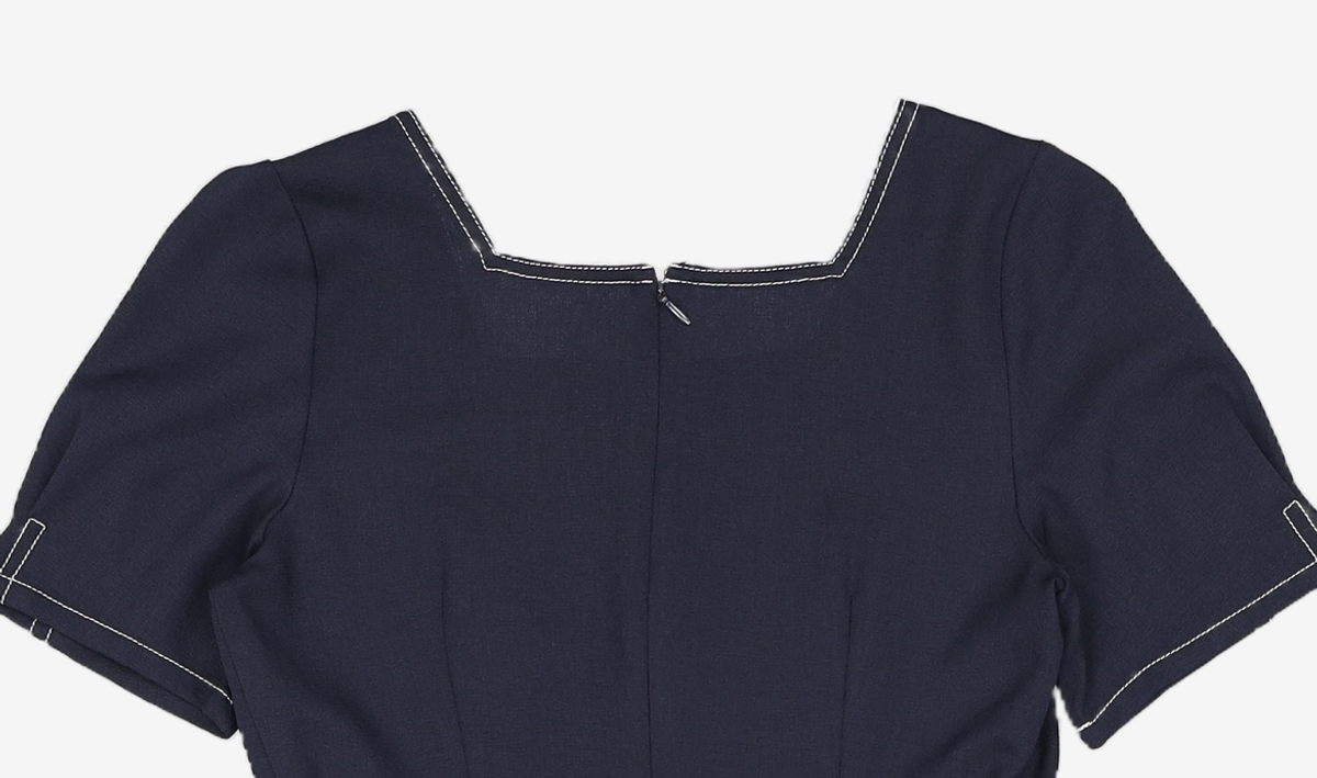 미쏘(MIXXO) 스티치 미니 원피스 MIWOWC701G S