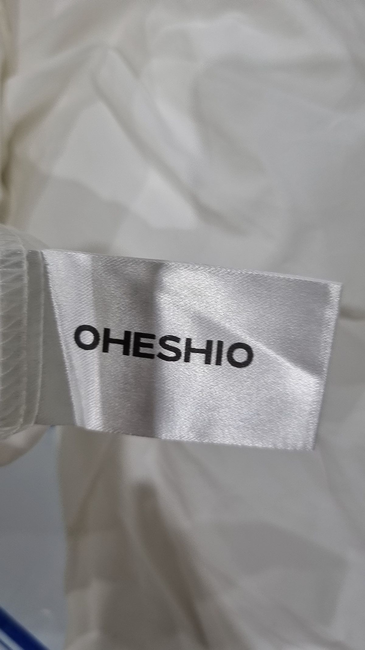 오헤시오(OHESHIO) FRILL LAYERED POCKET SHIRT DRESS, WHITE FREE