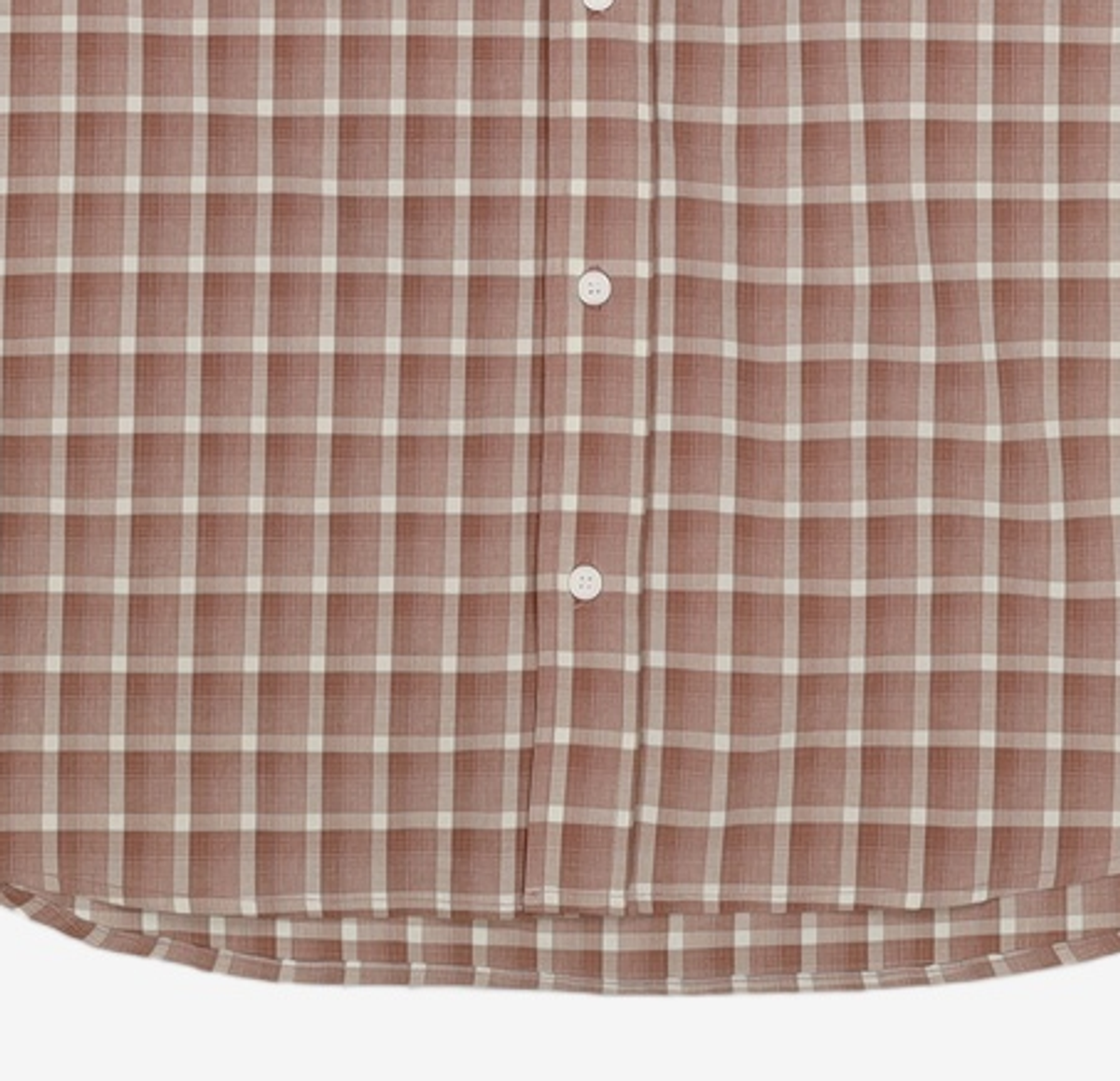 세컨모놀로그(SECONDMONO) Check Hooded Shirt [BRICKRED]_SESH012BRICKRED L