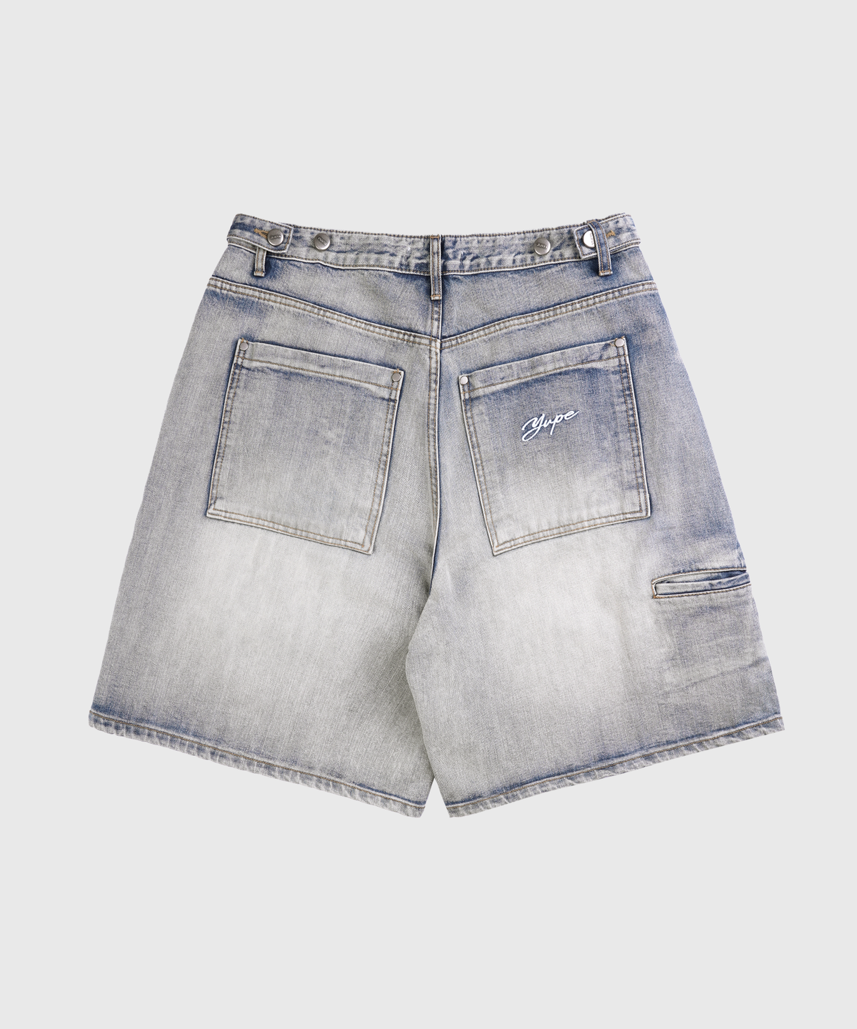 유프(YUPE) Washed Bermuda Work Pants