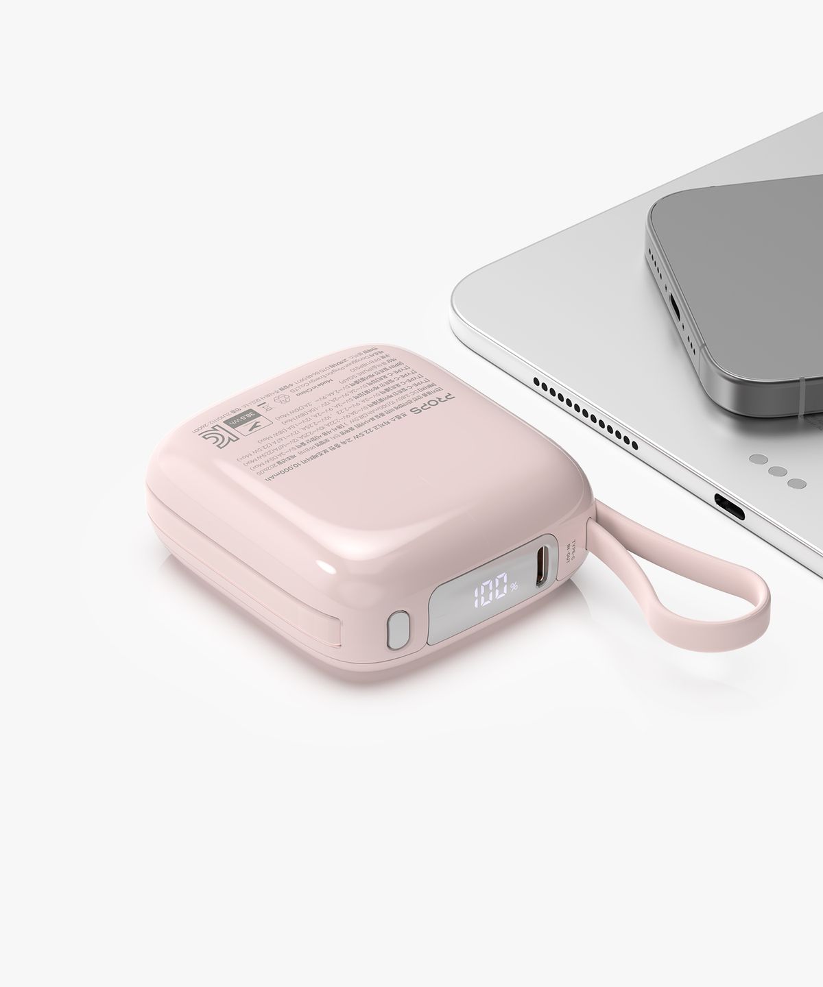 프롭스(PROPS) 프롭스 ChargeGo 고속충전 10000mAh 기내반입 미니 일체형 휴대용 보조배터리