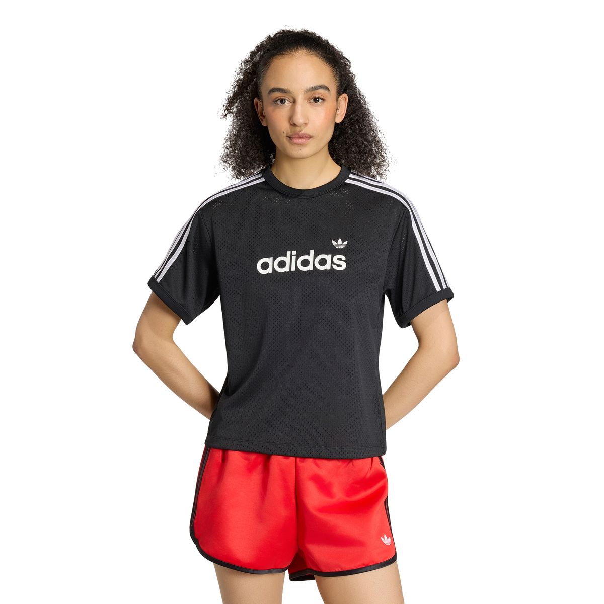 아디다스(ADIDAS) 리니어 메쉬 티 KS6793
