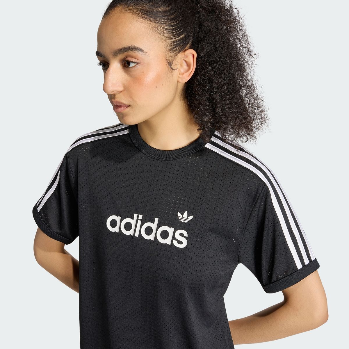아디다스(ADIDAS) 리니어 메쉬 티 KS6793