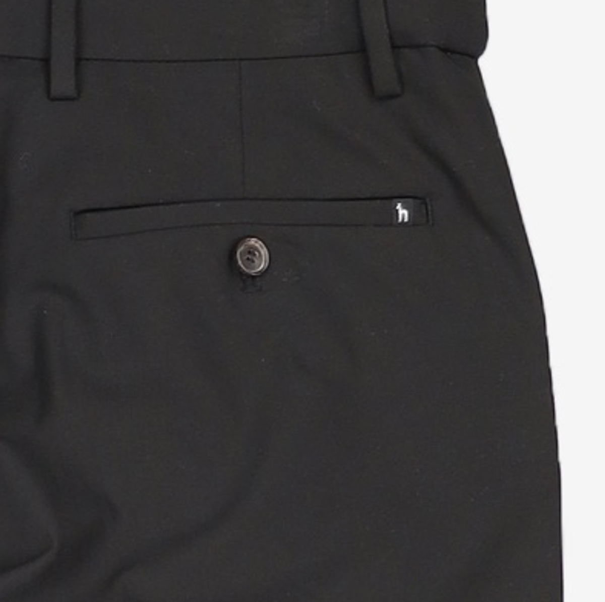헤지스(HAZZYS) [ALPHA PANTS] 블랙 히든밴딩 스트레이트핏 슬랙스 HZPA1D892BK 78