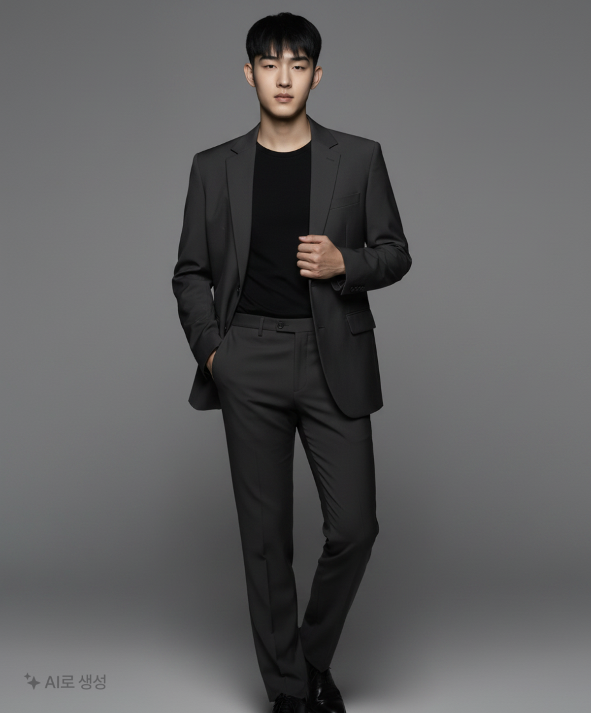헤지스(HAZZYS) [ALPHA PANTS] 블랙 히든밴딩 스트레이트핏 슬랙스 HZPA1D892BK 78