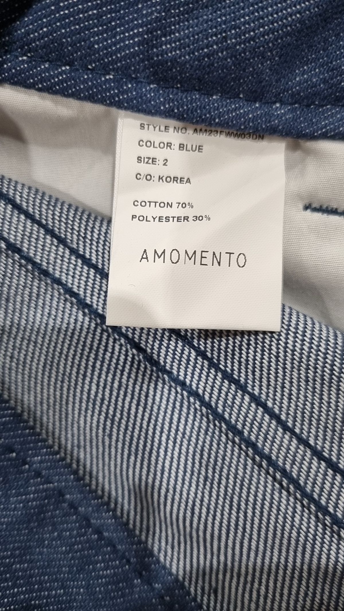 아모멘토(AMOMENTO) COLORED STRAIGHT FIT DENIM (2 COLORS) 2