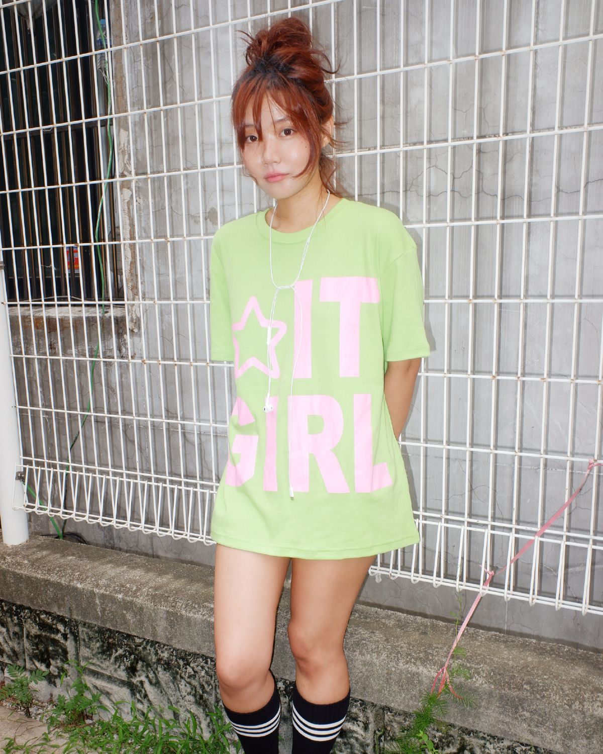 에프터누드(AFTERNUDE) 잇 걸 티 (GREEN)
