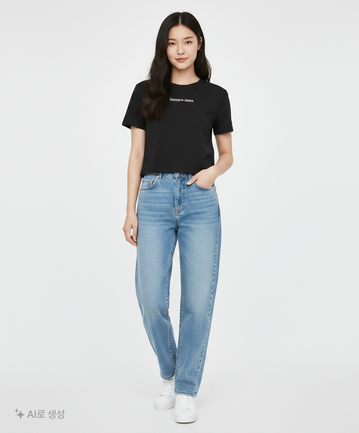 타미진스(TOMMY JEANS) 반소매 티셔츠 S