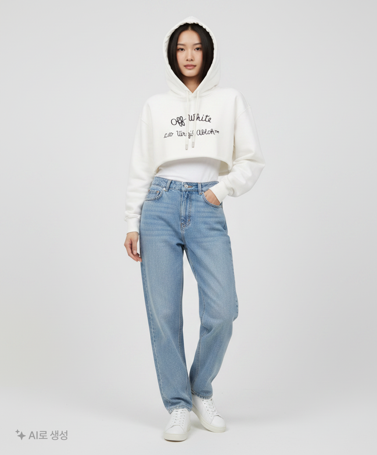 오프화이트(OFF-WHITE) 후드 티셔츠 XS