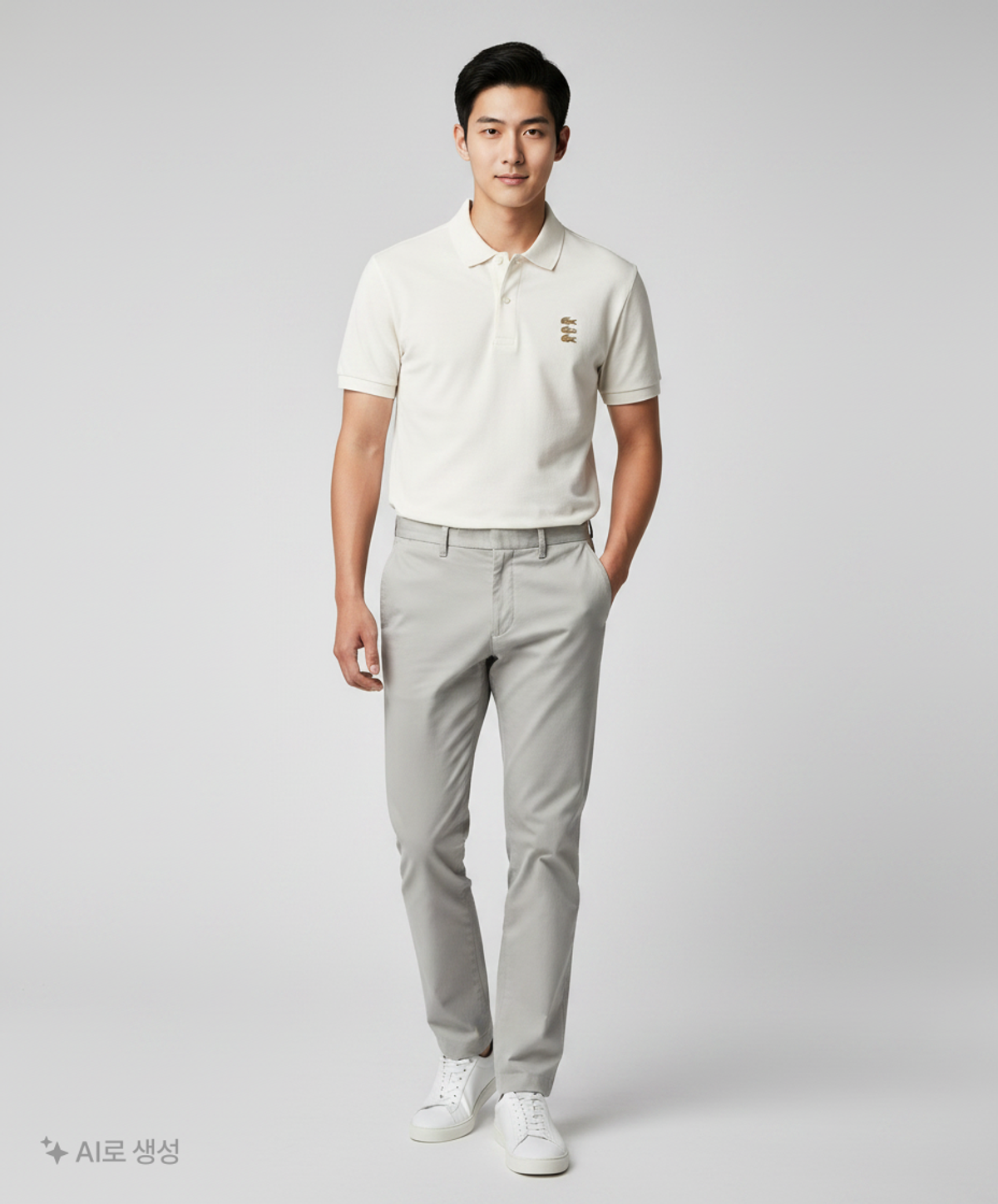 라코스테(LACOSTE) 남성 모티브 폴로 셔츠 LCST PH4858-20B001 M