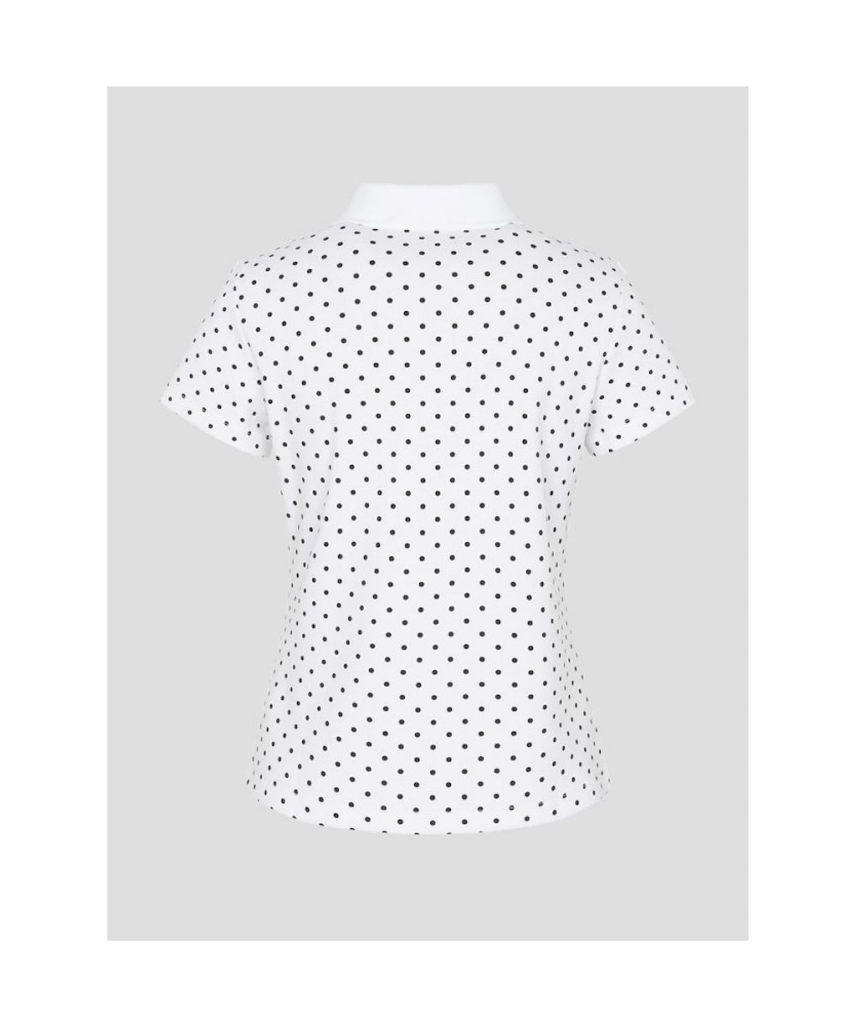 빈폴 레이디스(BEANPOLE LADIES) 도트패턴 풀오픈 반소매 티셔츠  화이트 (BF6742C721)