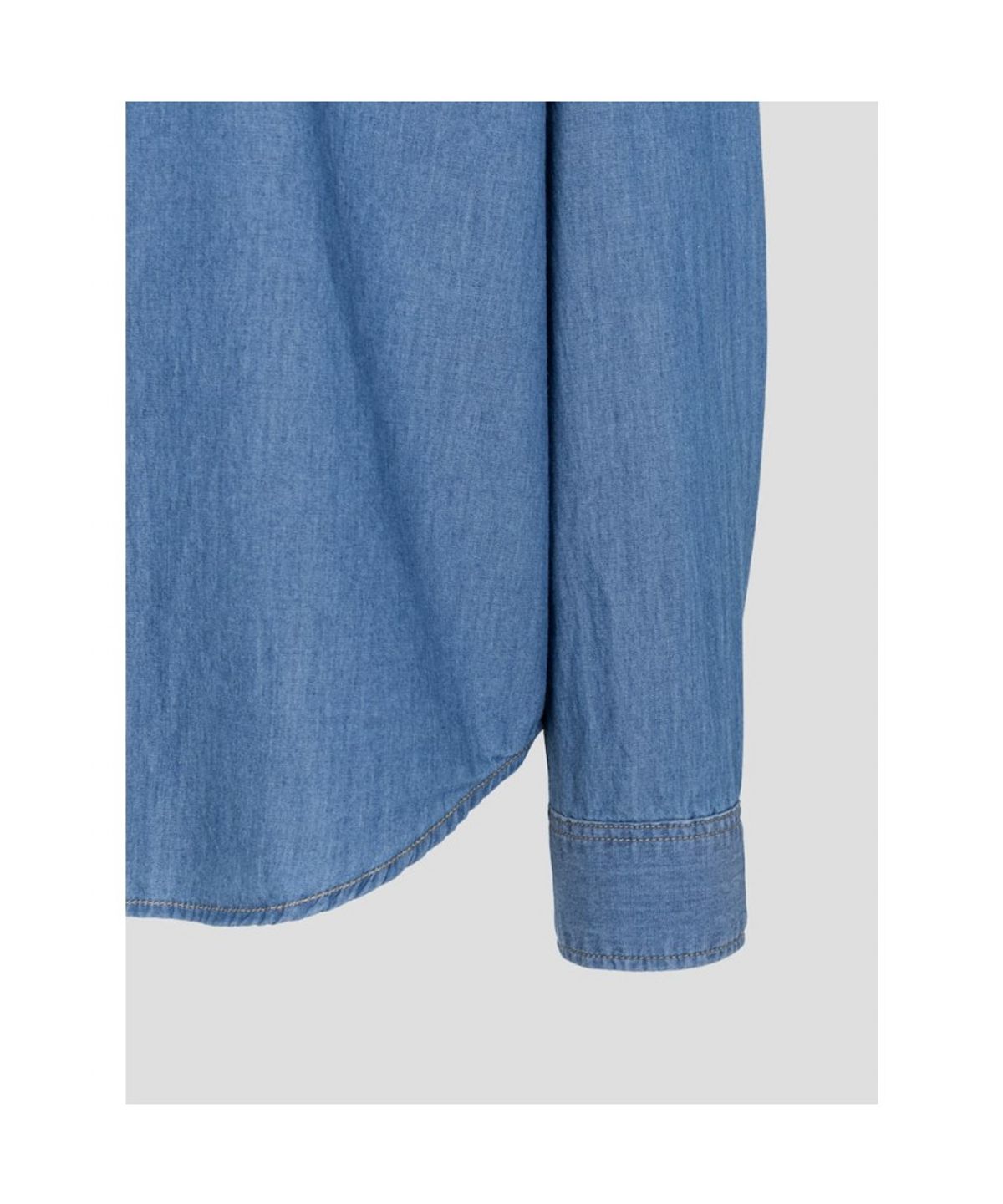 빈폴 레이디스(BEANPOLE LADIES) 경량 데님 셔츠  블루 (BF6764C28P)