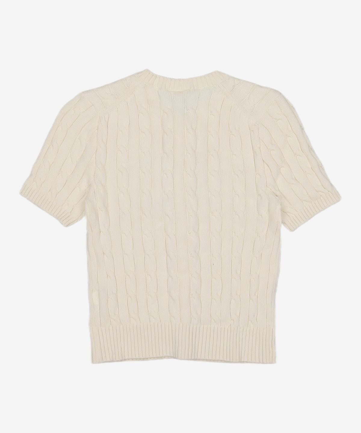 라코스테(LACOSTE) 여성 케이블 반팔 가디건 AF012E-53G 166 36