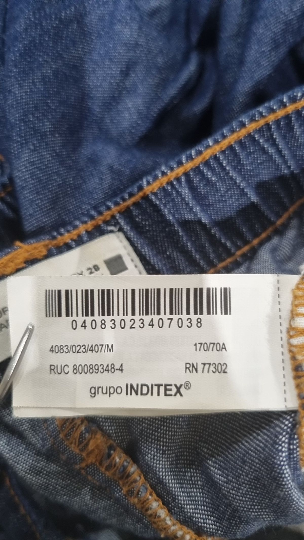 자라(ZARA) 청/데님 팬츠 M