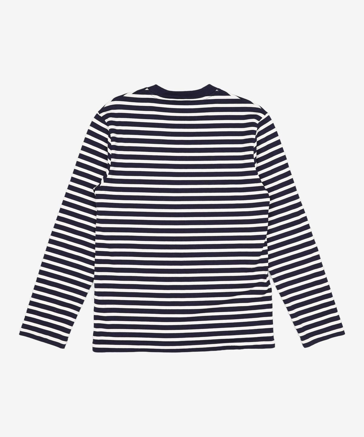 메종 키츠네(MAISON KITSUNE) 트리컬러 폭스 스트라이프 긴팔 티셔츠 FU00115KJ0044 S198 BLACK M