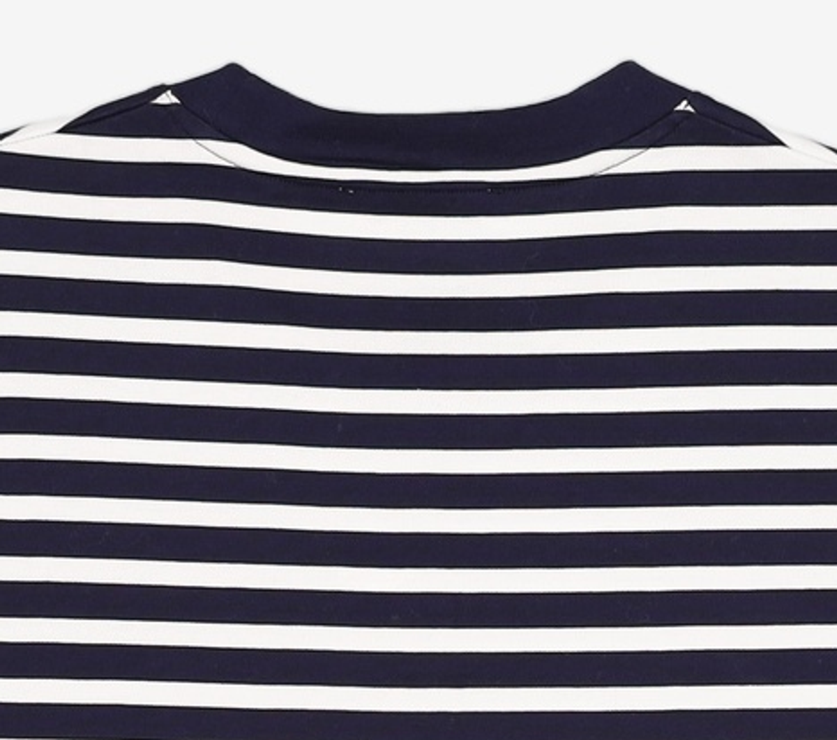 메종 키츠네(MAISON KITSUNE) 트리컬러 폭스 스트라이프 긴팔 티셔츠 FU00115KJ0044 S198 BLACK M