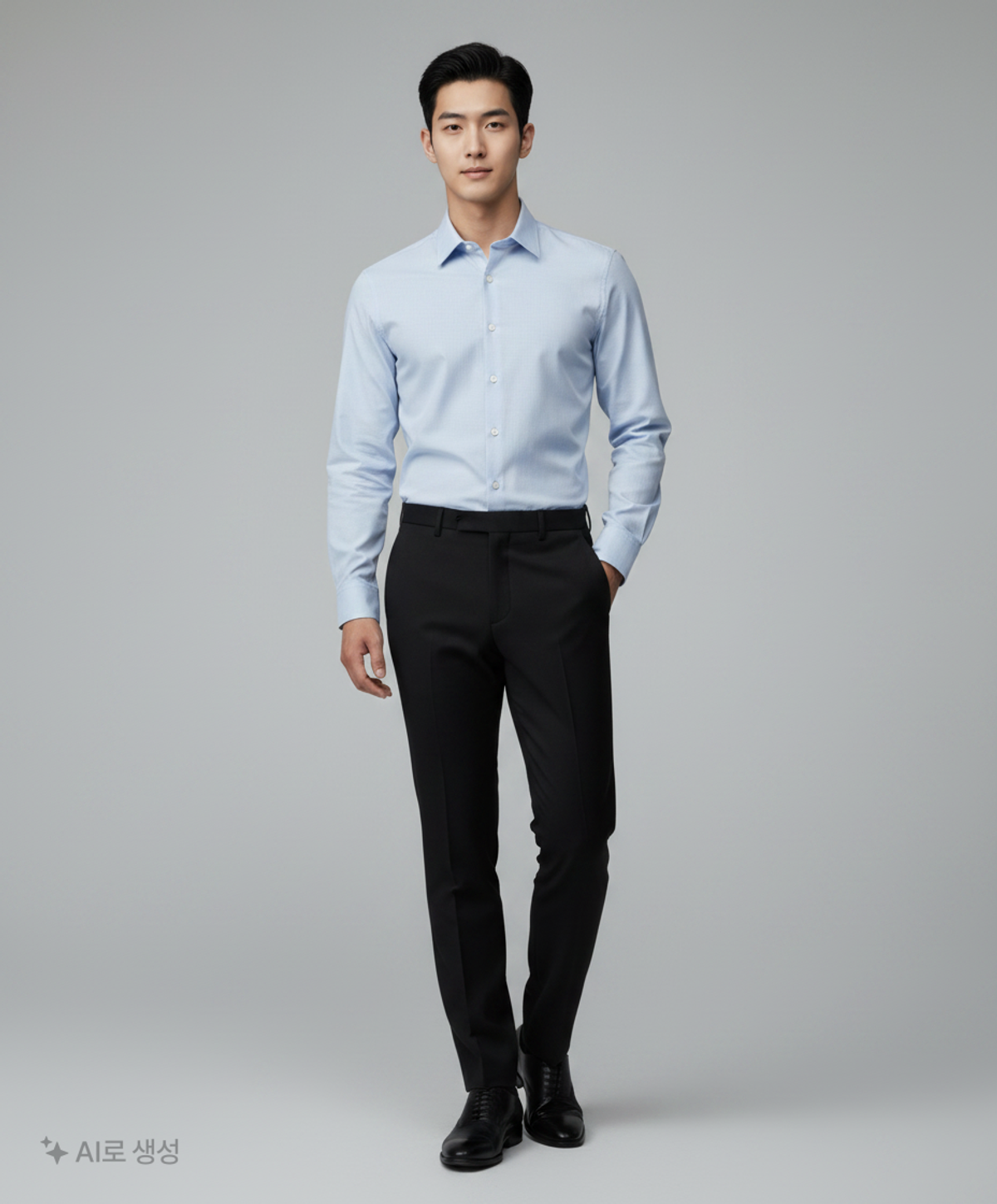 티엔지티(TNGT) 블루 린넨라이크 릴랙스 셔츠 (TNSH3E200B2) 100