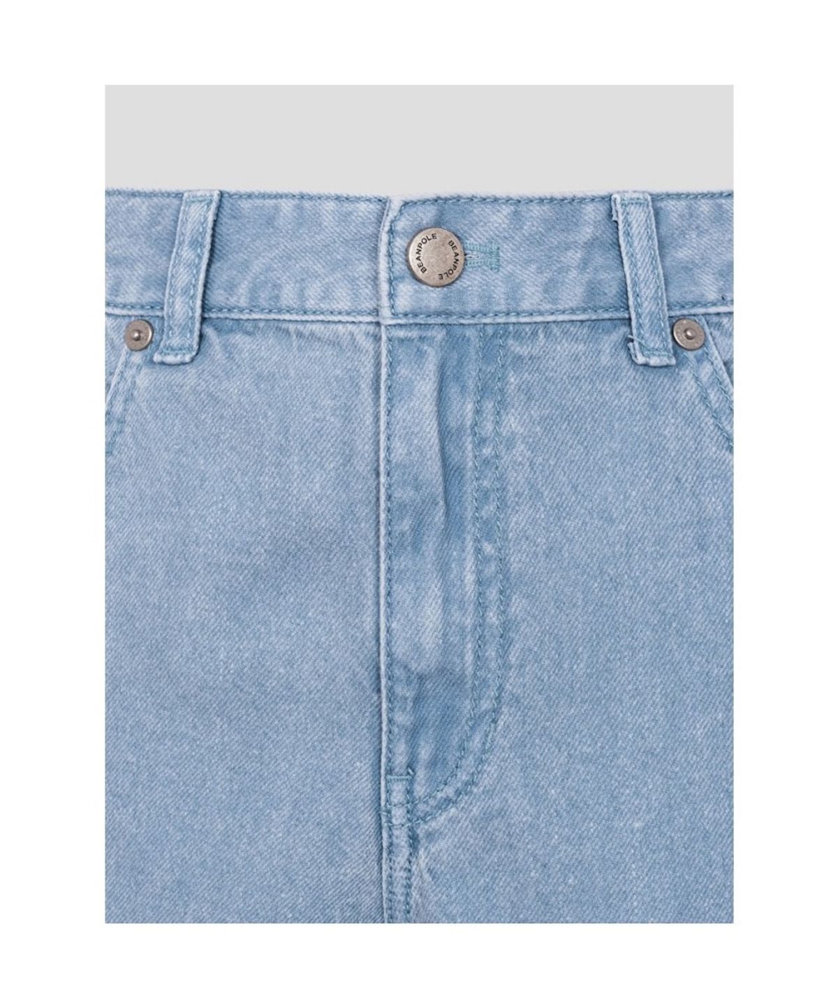 빈폴 레이디스(BEANPOLE LADIES) 오버다잉 데님 버뮤다  스카이 블루 (BF6725C71Q)