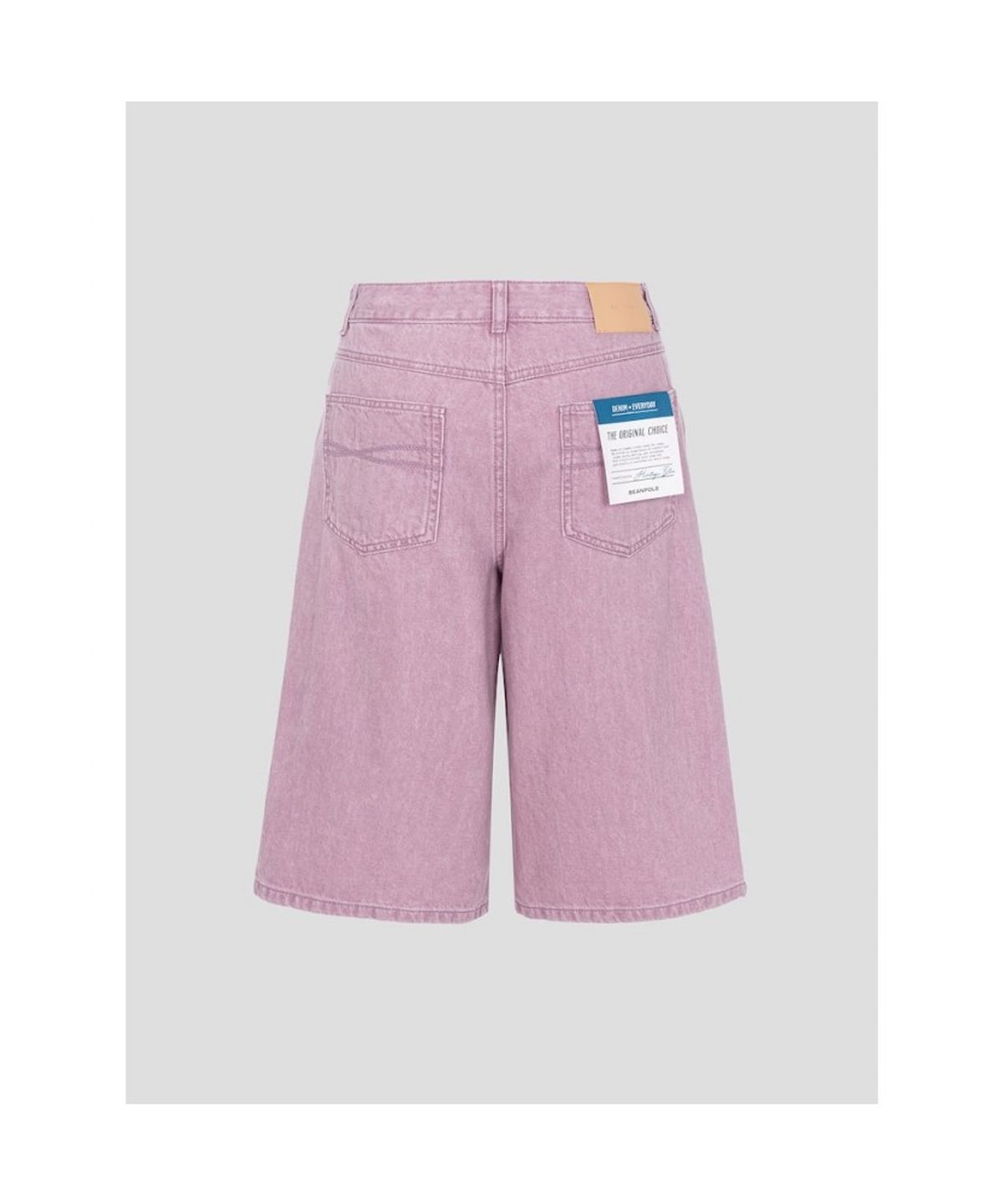 빈폴 레이디스(BEANPOLE LADIES) 오버다잉 데님 버뮤다  핑크 (BF6725C71X)