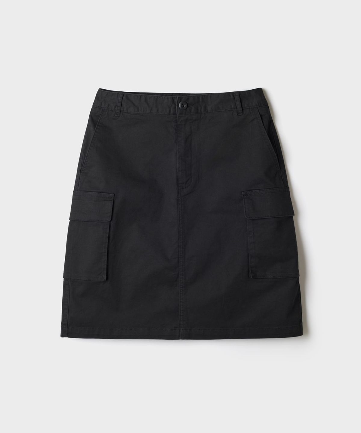 스파오(SPAO) 코튼 카고 미디 스커트_SPWHG49G30
