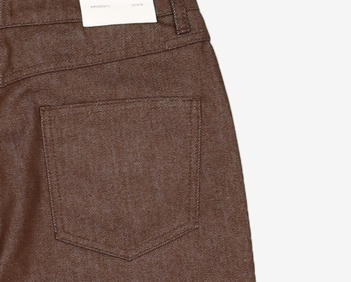 아모멘토(AMOMENTO) COLORED STRAIGHT FIT DENIM (2 COLORS) 2