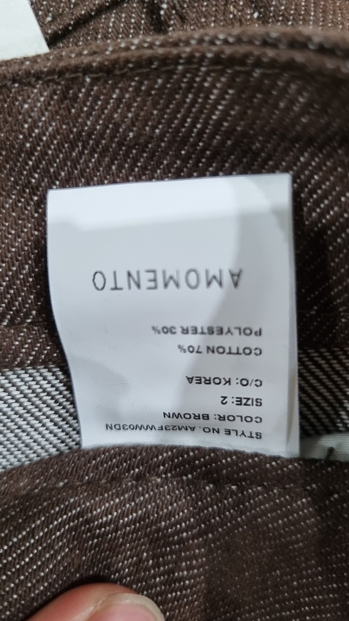 아모멘토(AMOMENTO) COLORED STRAIGHT FIT DENIM (2 COLORS) 2