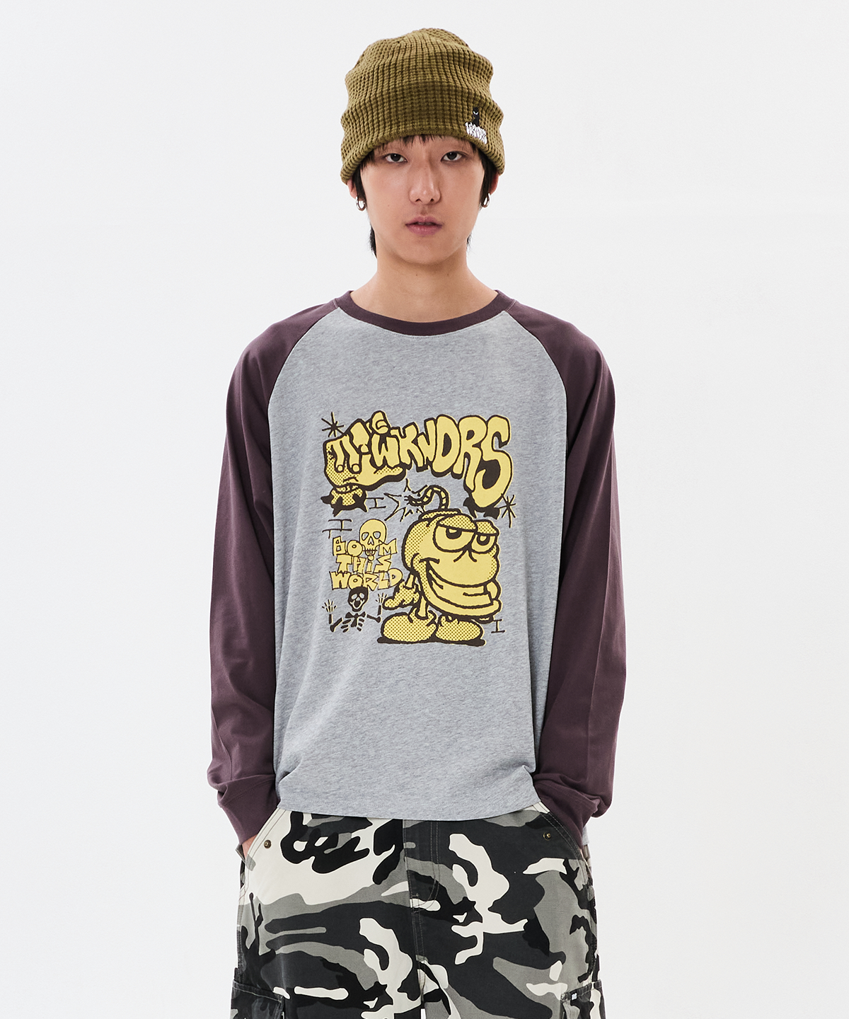 위캔더스(WKNDRS) WAFFLE BEANIE (KHAKI)