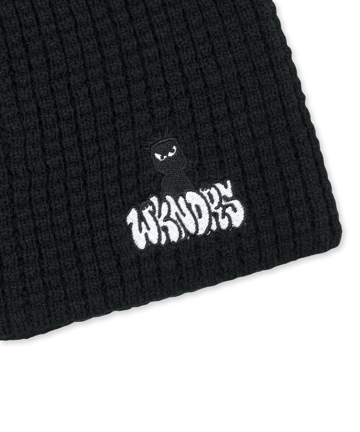 위캔더스(WKNDRS) WAFFLE BEANIE (BLACK)