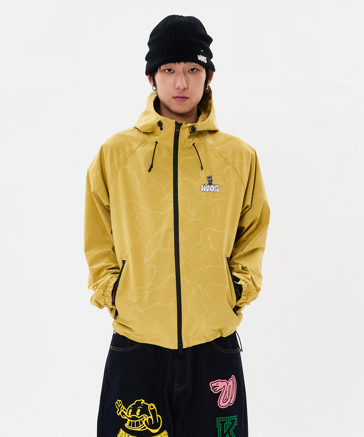 위캔더스(WKNDRS) WAFFLE BEANIE (BLACK)