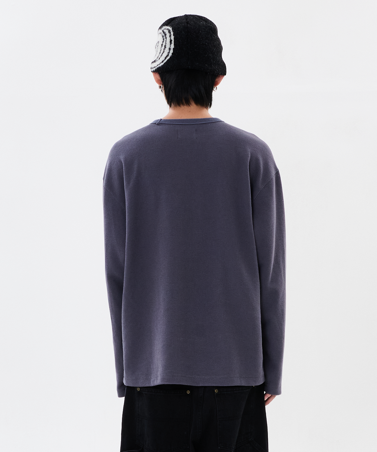 위캔더스(WKNDRS) SNAKE BEANIE (BLACK)