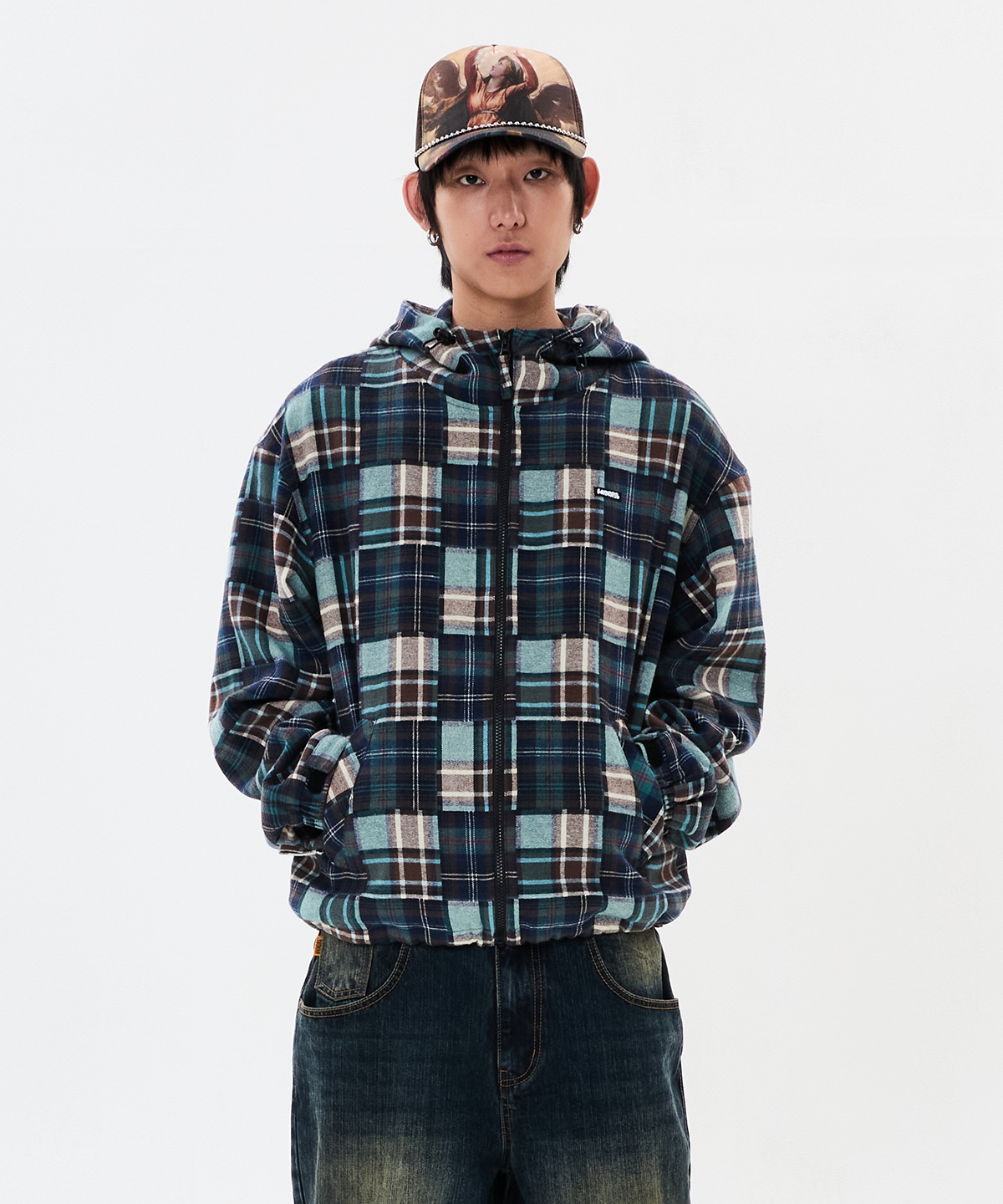 위캔더스(WKNDRS) ANGEL TRUCKER CAP (BROWN)