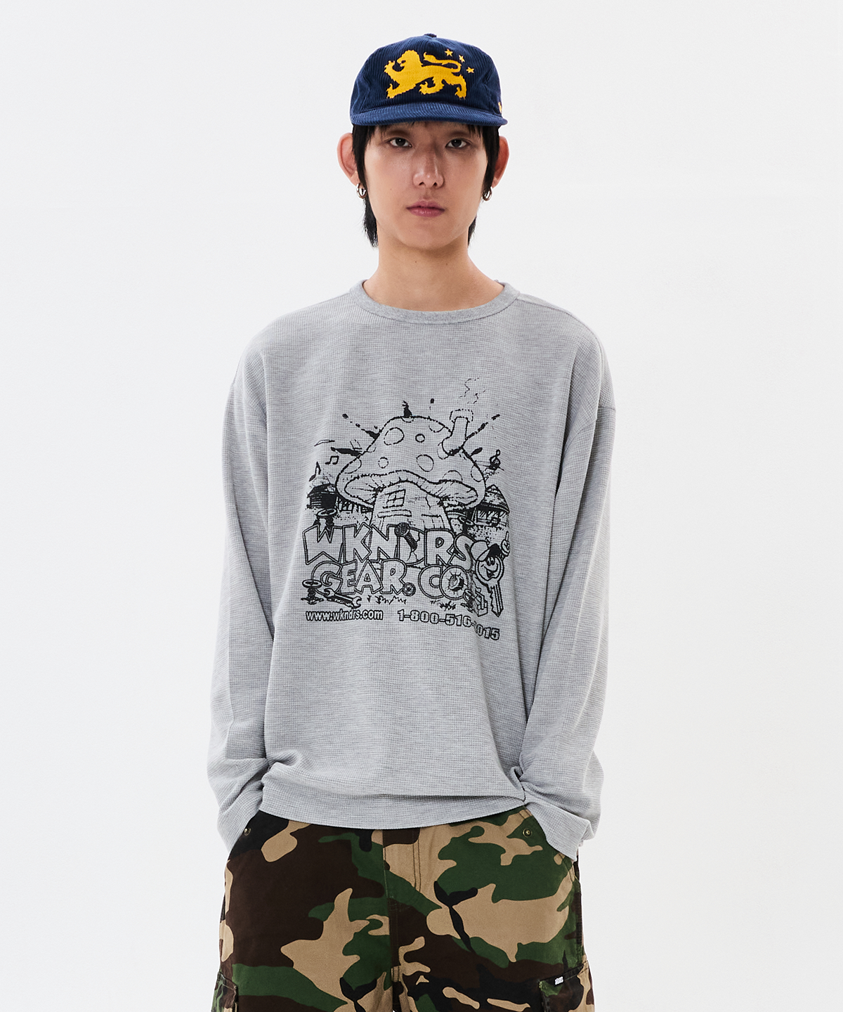 위캔더스(WKNDRS) ROYAL LION CAP (NAVY)