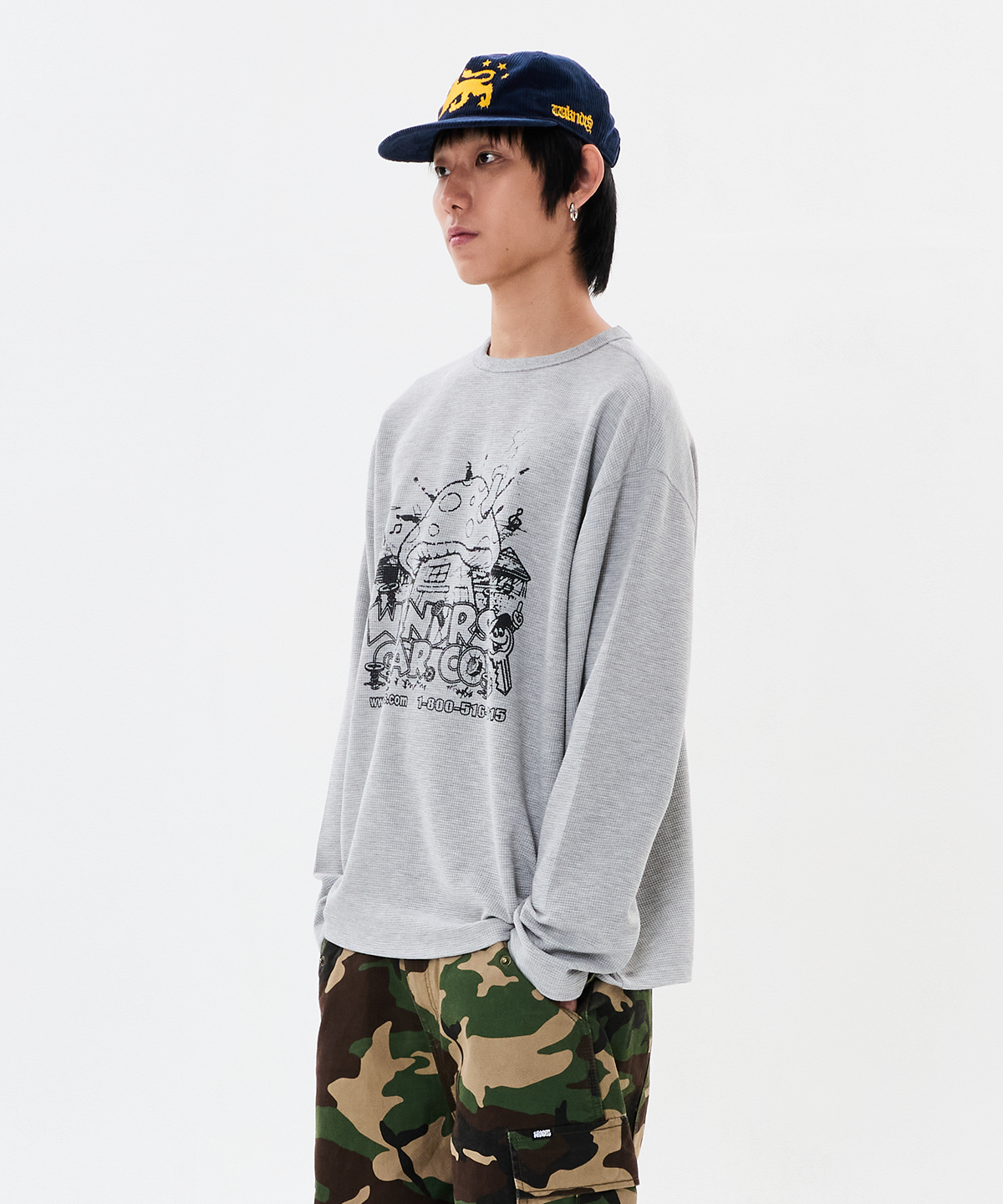 위캔더스(WKNDRS) ROYAL LION CAP (NAVY)