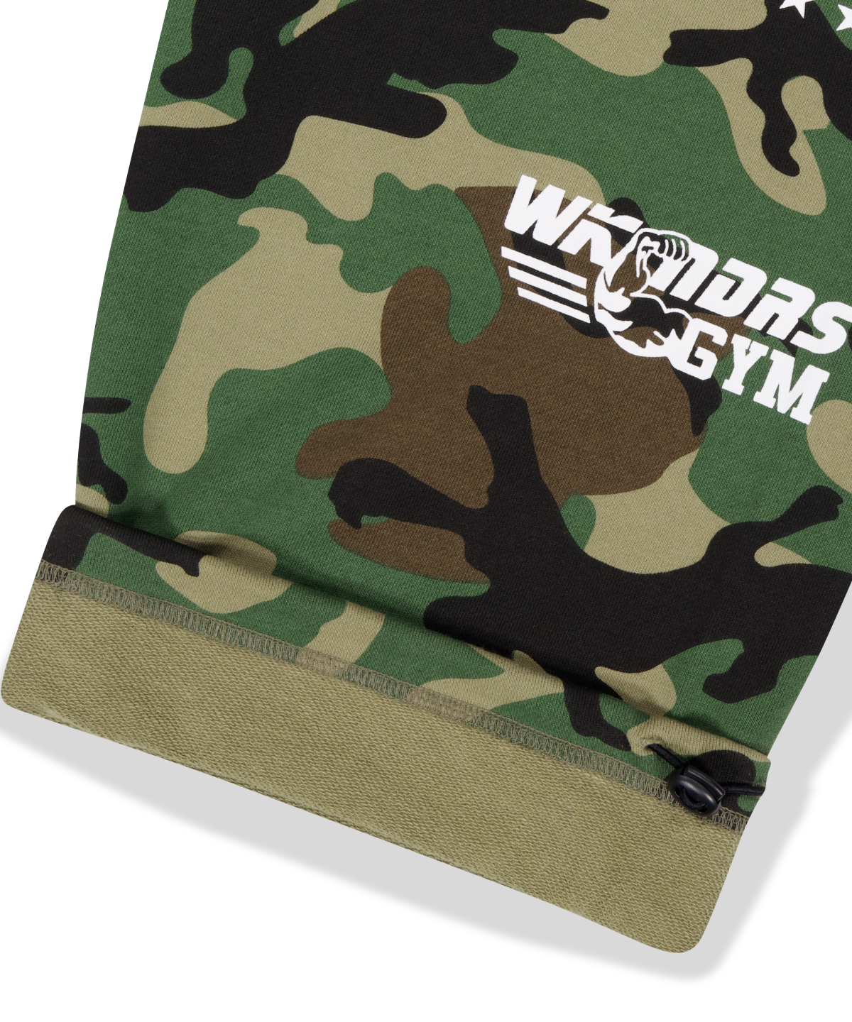 위캔더스(WKNDRS) GYM SWEAT PANTS (CAMO)