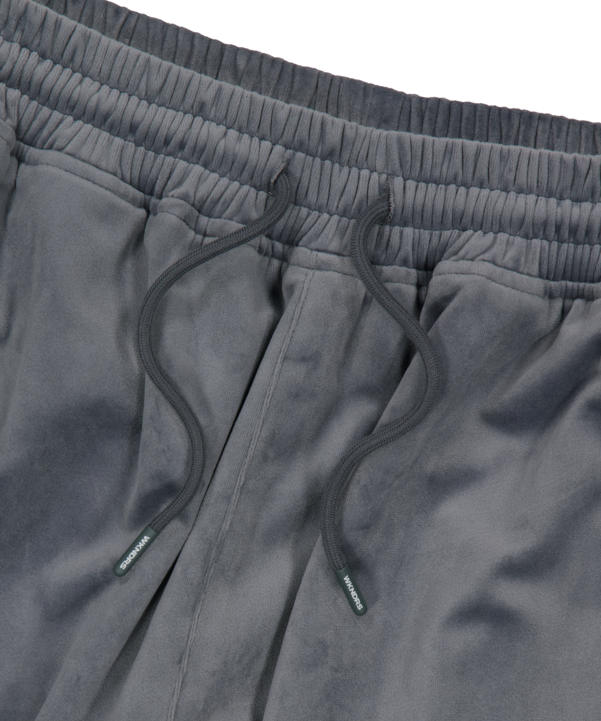 위캔더스(WKNDRS) VELVET TRACK PANTS (D.GREY)