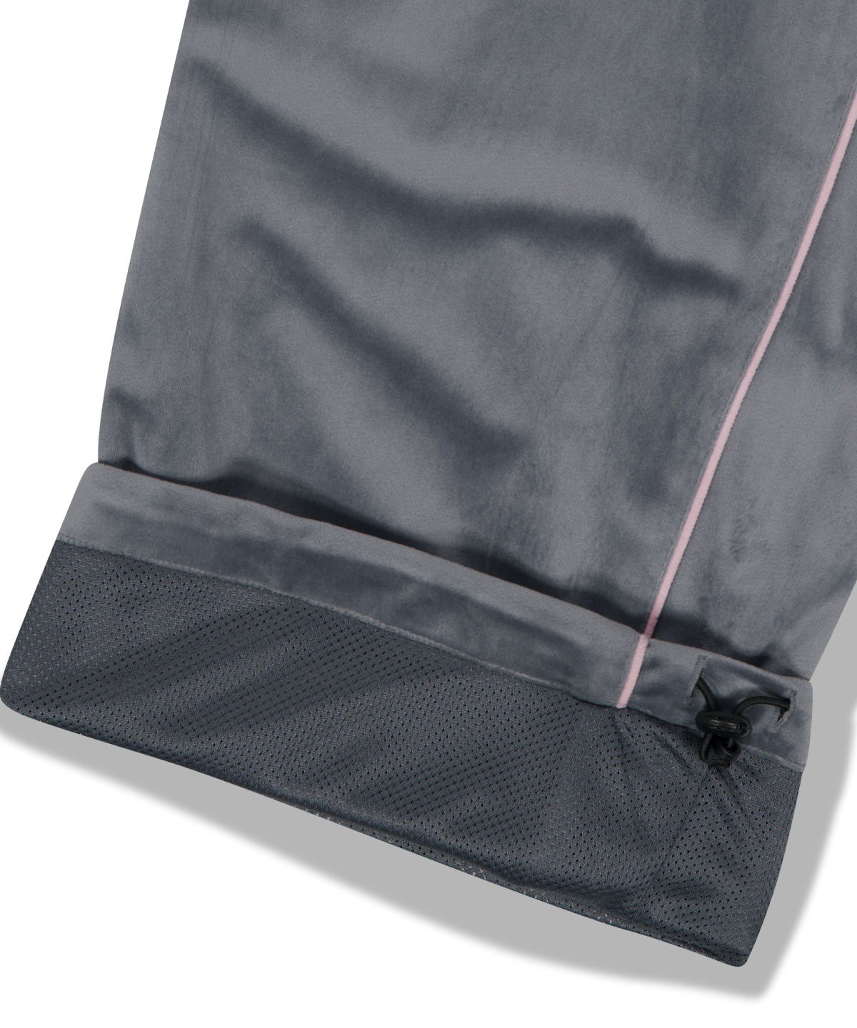 위캔더스(WKNDRS) VELVET TRACK PANTS (D.GREY)
