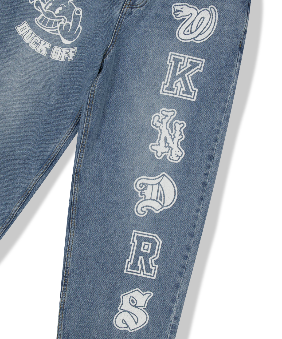 위캔더스(WKNDRS) DUCK OFF DENIM PANTS (DENIM)