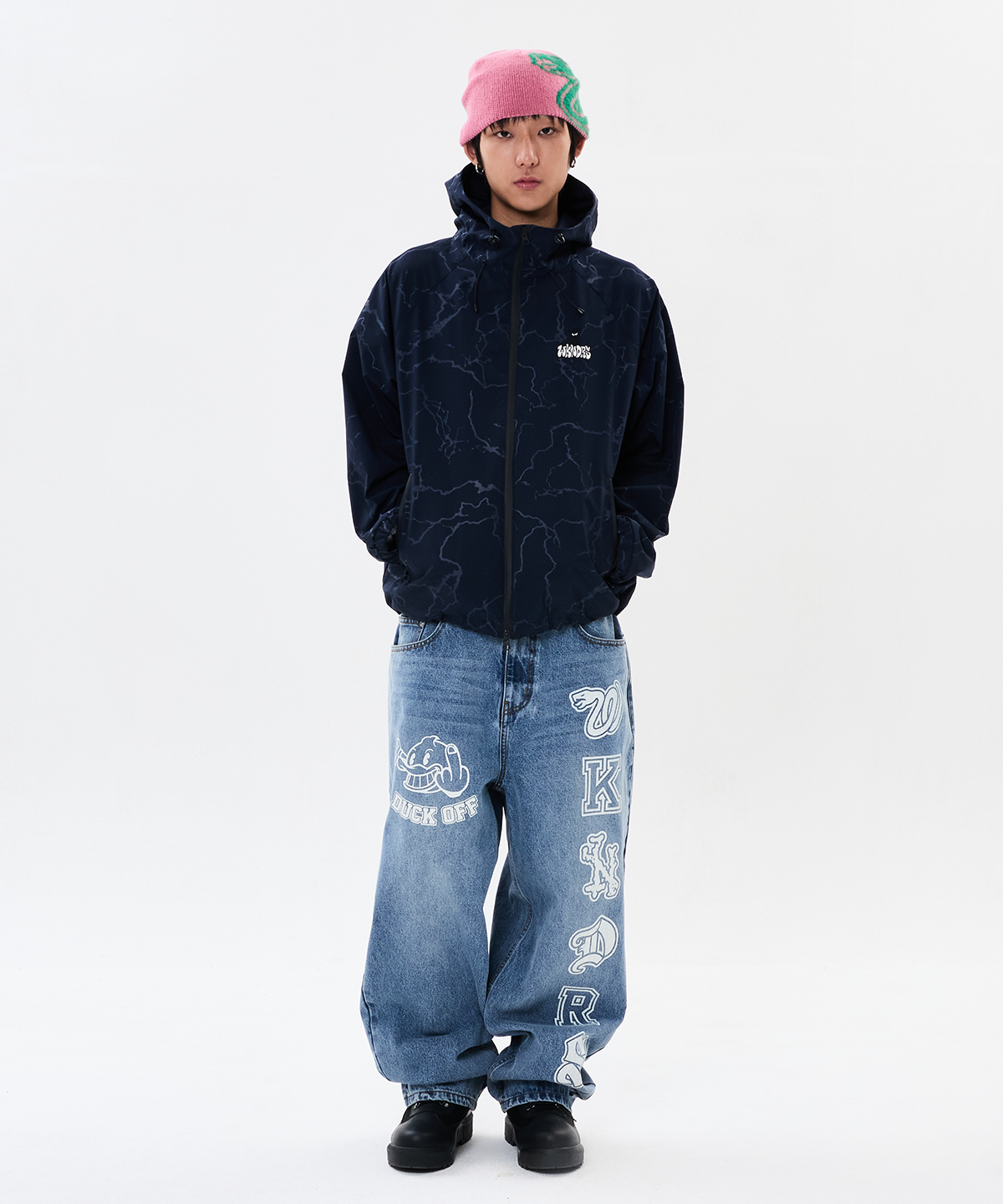 위캔더스(WKNDRS) DUCK OFF DENIM PANTS (DENIM)