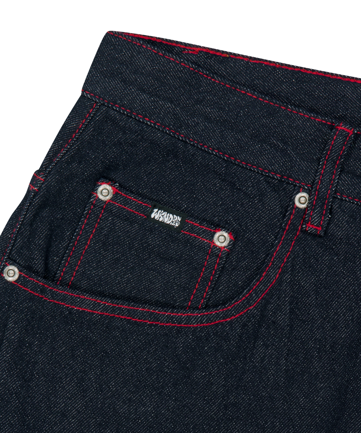 위캔더스(WKNDRS) HOUND DENIM PANTS (D.BLUE)