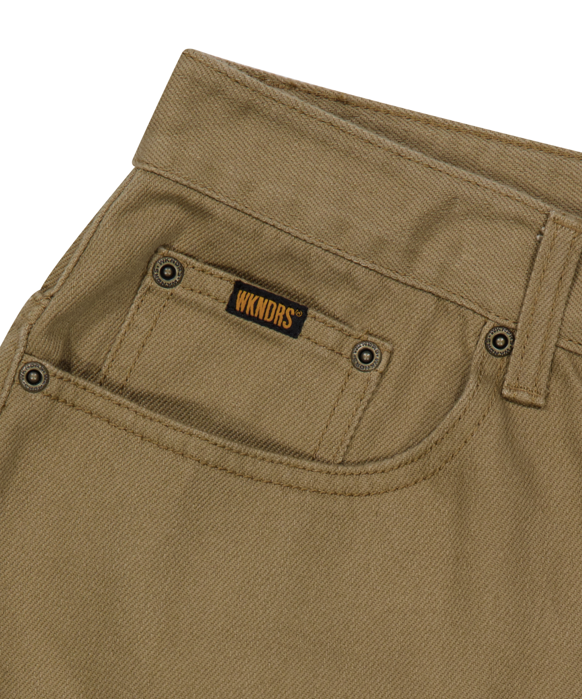 위캔더스(WKNDRS) DOUBLE KNEE CARPENTER PANTS (BEIGE)