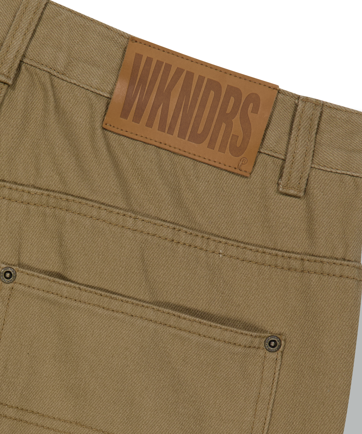 위캔더스(WKNDRS) DOUBLE KNEE CARPENTER PANTS (BEIGE)