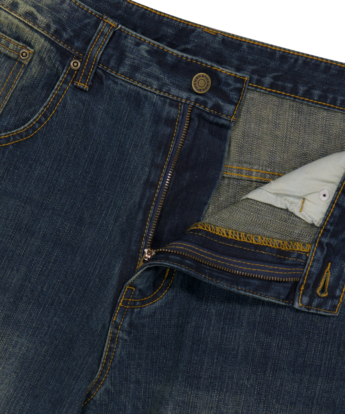 위캔더스(WKNDRS) SLUB DENIM PANTS (NAVY)