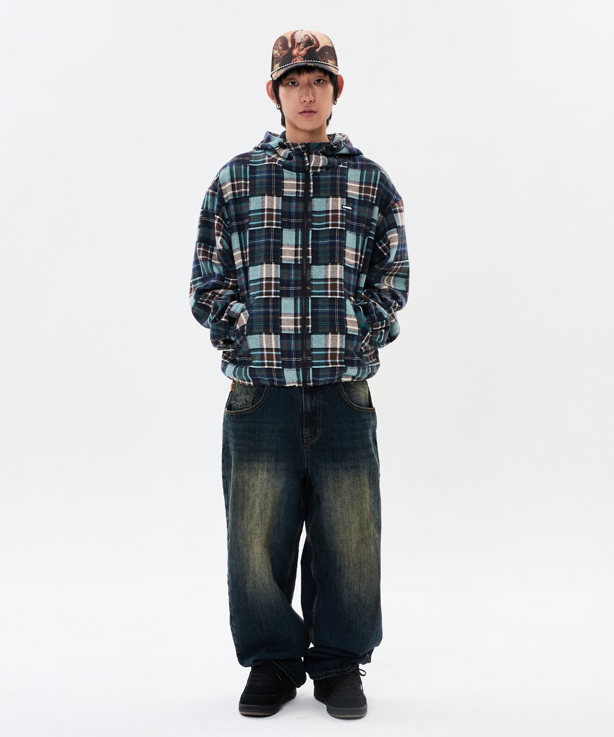 위캔더스(WKNDRS) SLUB DENIM PANTS (NAVY)