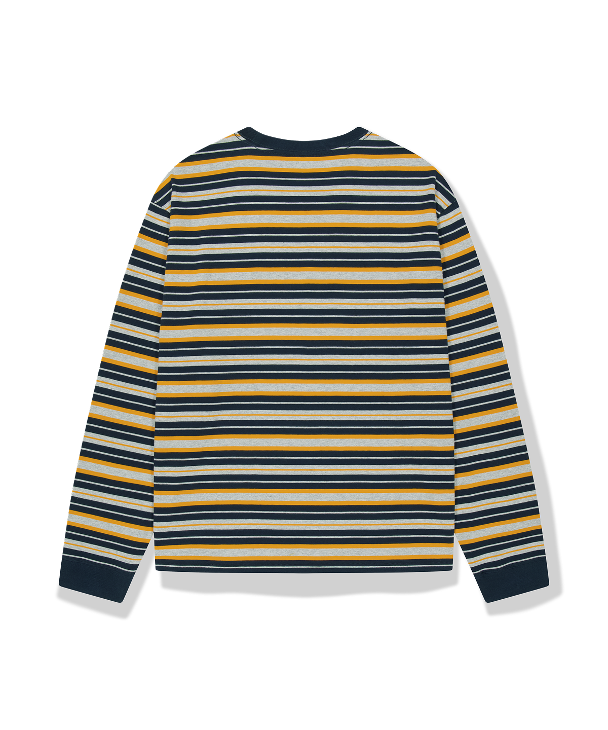 위캔더스(WKNDRS) MULTI STRIPE LS T-SHIRT (NAVY)